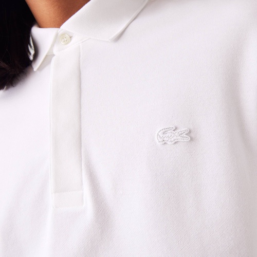 라코스테 Lacoste Smart Paris Long-sleeve Stretch Cotton Pique Polo