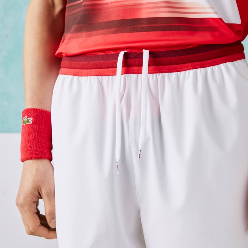 라코스테 Menu2019s Lacoste SPORT x Novak Djokovic Light Stretch Shorts