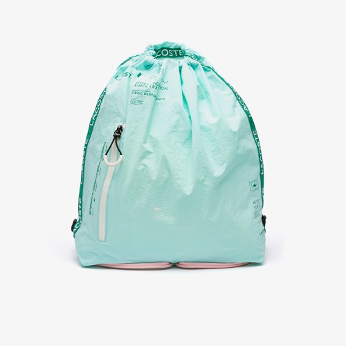 라코스테 Lacoste Unisex Branded Band Foldable Nylon Backpack