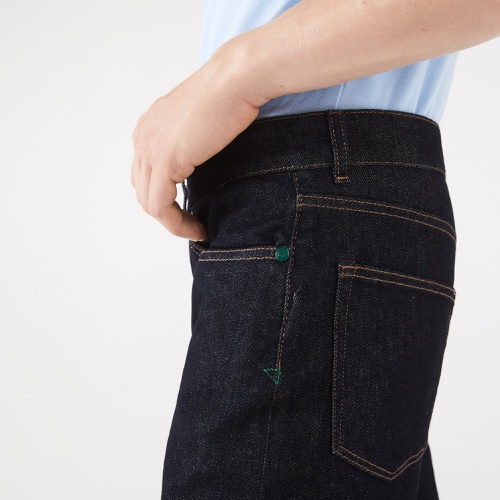 라코스테 Lacoste Mens Slim Fit Stretch Cotton Denim Pants