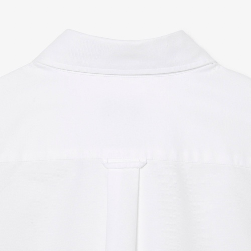 라코스테 Lacoste Mens Regular Fit Oxford Cotton Shirt