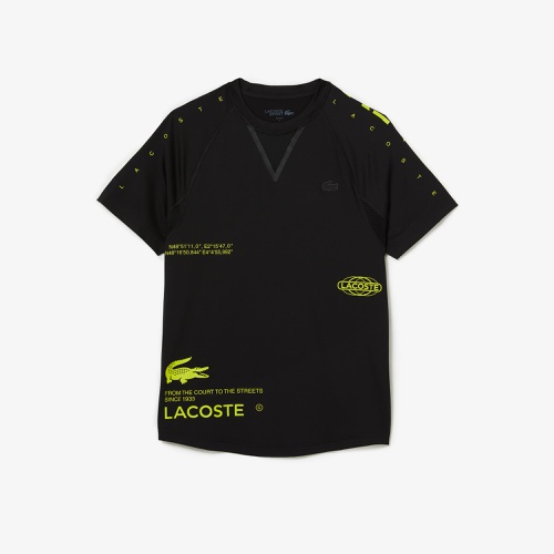 라코스테 Lacoste Mens SPORT Stretch Jersey T-Shirt