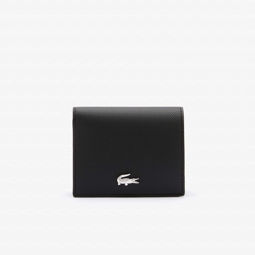 라코스테 Lacoste Womens Anna Small Snap Folding Wallet