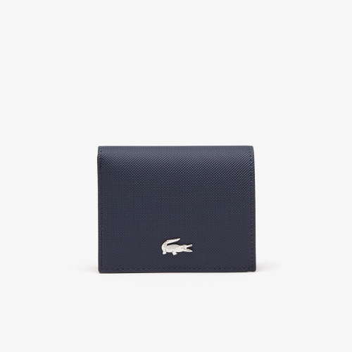 라코스테 Lacoste Womens Anna Small Snap Folding Wallet