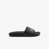 Mens Lacostes Croco Synthetic Slides