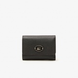 Lacoste Womenu2019s Top Grain Leather Flap Close Wallet
