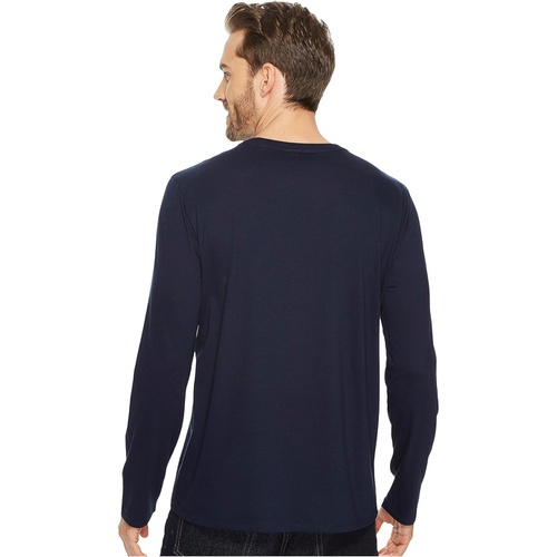 라코스테 Lacoste Long Sleeve Pima Jersey V-Neck T-Shirt