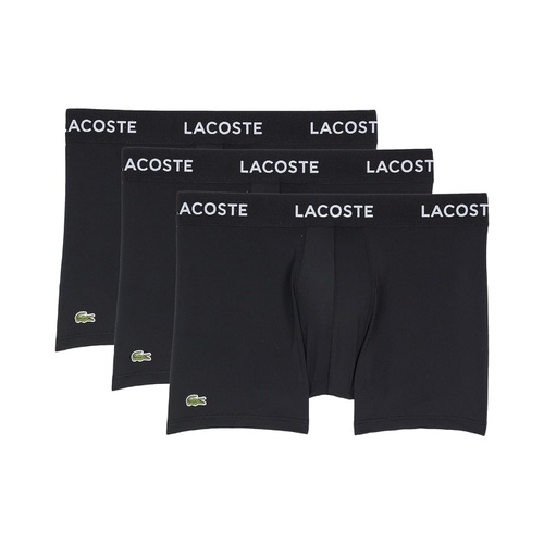 라코스테 Lacoste 3-Pack Solid with Semi Fancy Belt Underwear Trunks