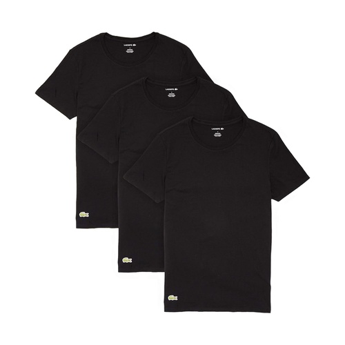 라코스테 Lacoste 3-Pack Crew Neck Regular Fit Essential T-Shirt