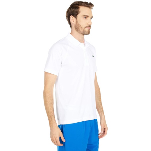 라코스테 Lacoste Short Sleeve Sport Breathable Run-Resistant Interlock Polo Shirt