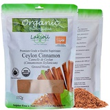 Laksoil Certified Organic 1 LB/ 456g Pure Ceylon/True Cinnamon Powder(C.Zeylanicum)-3 Packs of 152g/5.43oz