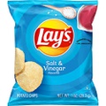 Lays Salt & Vinegar Flavored Potato Chips, 1 Ounce (Pack of 40)