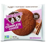 Lenny & Larrys The Complete Cookie, Snickerdoodle, 4 Ounce Cookies - 12 Count, Soft Baked, Vegan and Non GMO Protein Cookies