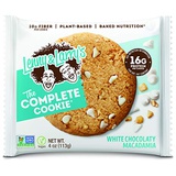 Lenny & Larrys The Complete Cookie, White Chocolate Macadamia, 4 Ounce Cookies - 12 Count, Soft Baked, Vegan and Non GMO Protein Cookies
