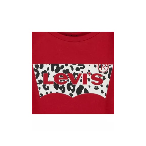 리바이스 Girls 4-6x Red T-Shirt with Headband