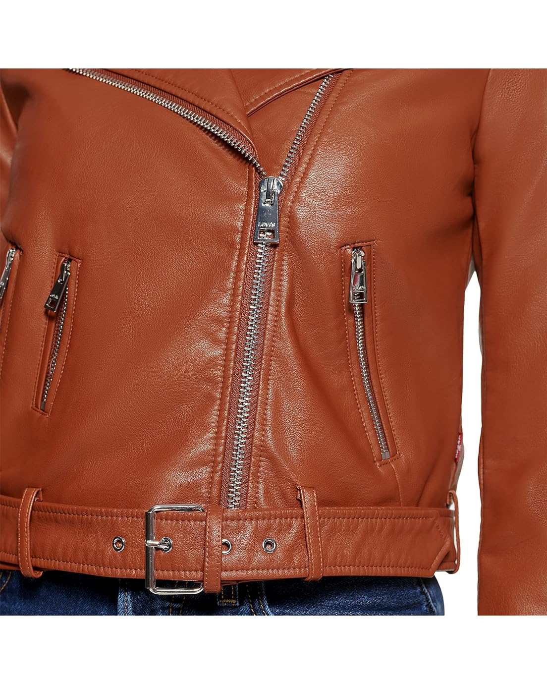 리바이스 Levis Faux Leather Fashion Moto