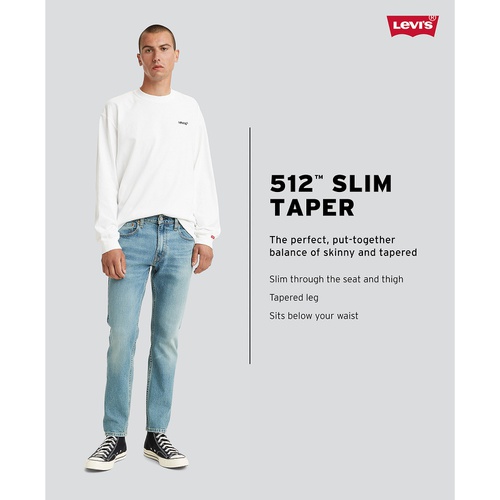 리바이스 Mens 512 Slim Taper All Seasons Tech Jeans