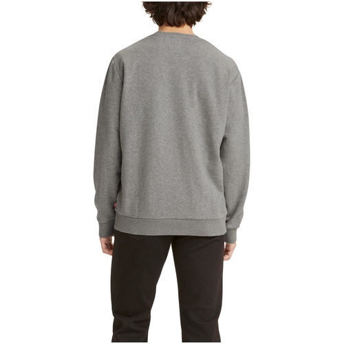 리바이스 Mens Graphic Crewneck Regular Fit Long Sleeve Sweatshirt