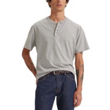 Mens Relaxed-Fit Solid Short-Sleeve Henley