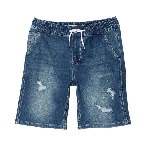 리바이스 Levis Kids Pull-On Denim Shorts (Big Kids)