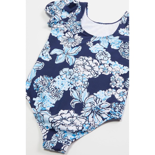  Lilly Pulitzer Kids Waterfall One-Piece Swimsuit (Toddler/Little Kids/Big Kids)