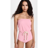 Lisa Marie Fernandez Victor Drawstring Maillot One Piece Swimsuit