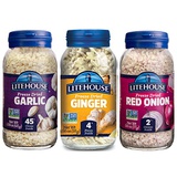 Litehouse Freeze-Dried Herbs Flavors of Asia, (Garlic, Red Onion, Ginger), 3-Pack