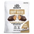 Little Secrets Dark Chocolate, Almond Butter & Sea Salt Crispy Mini Wafers | No Artificial Flavors, Corn Syrup or Hydrogenated Oils | Fair Trade Certified & All Natural | 25ct Indi
