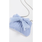 Loeffler Randall Rochelle Mini Pleated Pleated Clutch with Bow