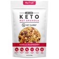 Low Karb NuTrail - Keto Vanilla Raspberry Nut Granola Healthy Breakfast Cereal - Low Carb Snacks & Food - 3g Net Carbs - Gluten Free, Grain Free - Almonds, Pecans, Coconut chips, nuts and