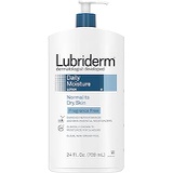 Lubriderm Daily Moisture Hydrating Unscented Body Lotion with Vitamin B5 for Normal to Dry Skin, Non-Greasy and Fragrance-Free Lotion. 24 fl. oz