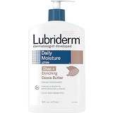 Lubriderm Daily Moisture Body Lotion with Shea + Enriching Cocoa Butter For Dry Skin, Clean, Non-Greasy and Dermatologist Developed brand, 16 fl. Oz