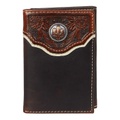 M&F Western Cactus Concho Floral Embossed Trifold Wallet