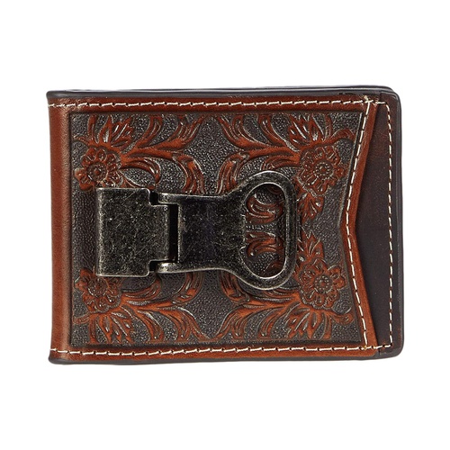 M&F Western M&F Western Cactus Concho Floral Embossed Money Clip Wallet