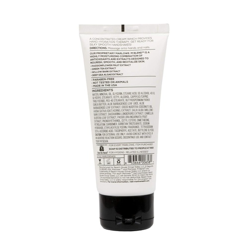  MARLOWE. M BLEND MARLOWE. No. 023 Hand Cream for Men 3oz | Dry, Chapped Skin Relief with Coconut Oil, Aloe, Shea Butter, Oat Natural Extracts | Daily Hand Lotion for Men or Women