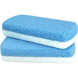MARYTON Glass Pumice Stone for Feet, Callus Remover and Foot scrubber & Pedicure Exfoliator Tool Pack of 2