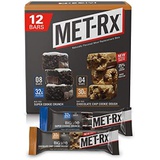 MET-Rx Big 100 Colossal Protein Bars, Healthy Meal Replacement Snack, Super Cookie Crunch and Chocolate Chip Cookie Dough Variety, 3.5oz bars (12 Count)