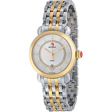 Michele Womens CSX Elegance Diamond Dial Watch