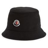 Moncler Logo Patch Bucket Hat_BLACK