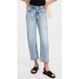 MOUSSY VINTAGE Mv Lomita Cropped Wide Straight Jeans