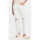 MOUSSY VINTAGE Mv Odessa Wide Straight White Jeans