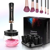 Mymahdi makeup brush cleaner and dryer machine, Electric and Automatic with 8 Collars matching Different Cosmetic Brushes