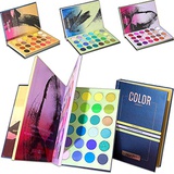 MYUANGO 72 Color Press Eyeshadow Palette Book Shadow Palette Glitter Matte Shimmer Natural Highly Pigmented Professional Eye Shadow Powder Long Lasting Waterproof Make Up Pallet