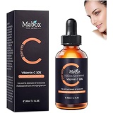 Mabox Vitamin C Serum Anti-Wrinkle Face Serum with Hyaluronic Acid and Vitamin E - Organic Anti-Aging Serum for Face and Eye Treatment (30ml)