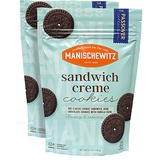 Manischewitz Gluten Free Sandwich Cookies, 5.5oz (2 Pack) Creme Filled Grain Free Duplex Cookies, Tastes Like The Real Thing!!