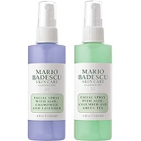 Mario Badescu Aloe Facial Spray Duo with Chamomile,Lavender and Cucumber,Green Tea