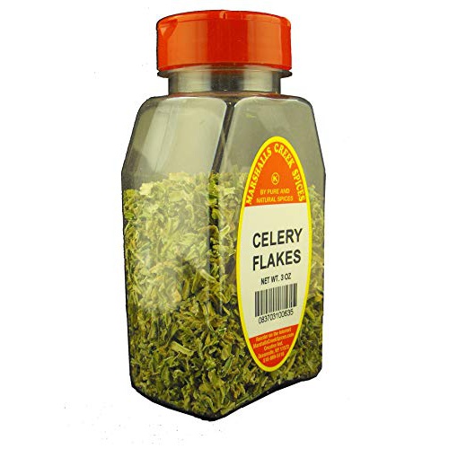  Marshalls Creek Spices CELERY FLAKES FRESHLY PACKED IN LARGE JARS, spices, herbs, seasoning
