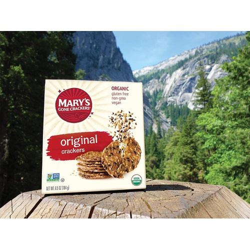  Marys Gone Crackers Original Crackers, Organic Brown Rice, Flax & Sesame Seeds, Gluten Free, 6.5 Ounce (Pack of 1)