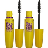 Maybelline New York Volum Express The Colossal Mascara - Glam Black - 2 Pack
