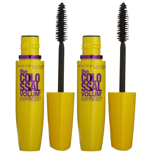  Maybelline New York Volum Express The Colossal Mascara - Glam Black - 2 Pack